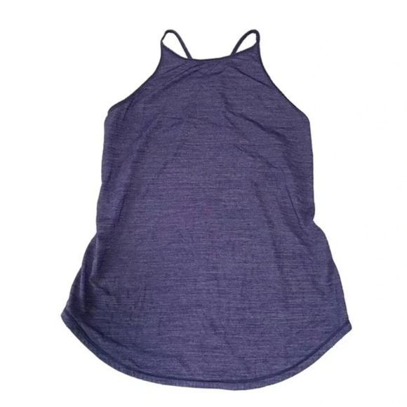 Lululemon Halter Tank Top open Back Athletic Lightweight Purple Size 2 - Picture 3 of 6